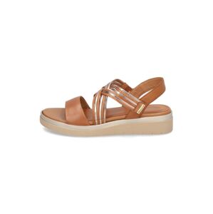 TAMARIS Comfort kombinace kůže sandály na klínku