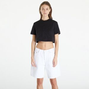 Calvin Klein Jeans Premium Monologo Cropped T-Shirt Black