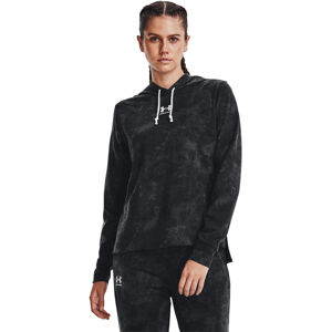 Under Armour Rival Terry Print Hoodie Black