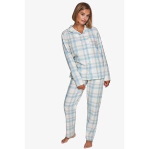 Bílo-modrý pyžamový set 230500