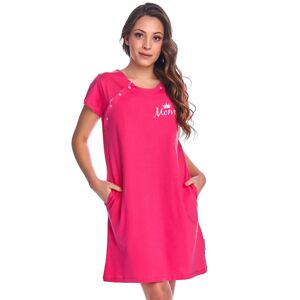 Růžová těhotenská noční košile TCB9992
