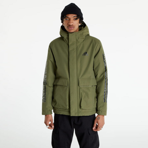 Pánská zimní bunda adidas Performance Utilitas 3-Stripes Hooded Jacket Green