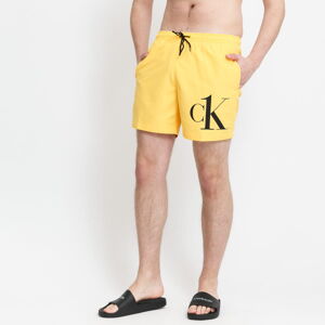 Pánské koupací šortky Calvin Klein CK ONE Medium Drawstring žluté