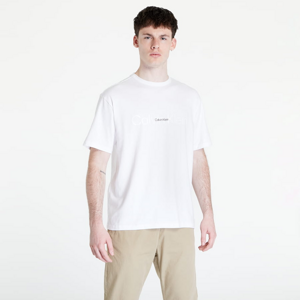 ´Pánské pyžamo Calvin Klein Emb Icon Lounge Short Sleeve Crew Neck White