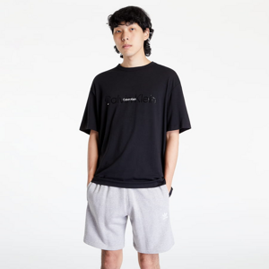 ´Pánské pyžamo Calvin Klein Emb Icon Lounge Short Sleeve Crew Neck Black