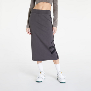 Sukně CALVIN KLEIN JEANS Terry Logo Midi Skirt Industrial Grey