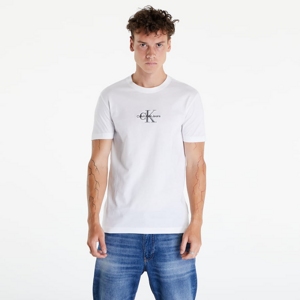 Tričko s krátkým rukávem CALVIN KLEIN JEANS Monogram Logo T-shirt White