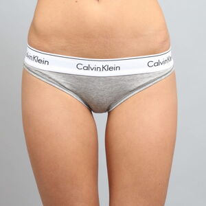 Kalhotky Calvin Klein Women's Bikini - Slip C/O melange šedé