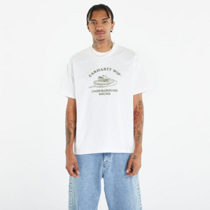 Tričko s krátkým rukávem Carhartt WIP Short Sleeve Underground Sound T-Shirt White