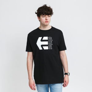 Tričko s krátkým rukávem etnies Corp Combo Tee černé