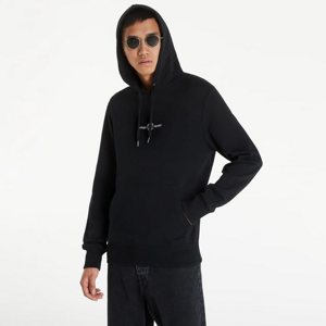 Mikina FRED PERRY Embroidered Hooded Sweatshirt černá