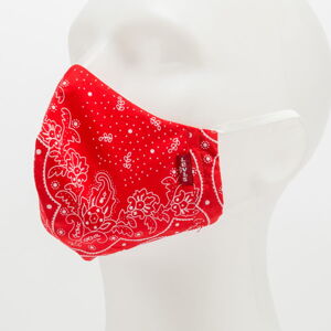 Levi's ® 1Pack Bandana Reusable Face Cover červená / bílá