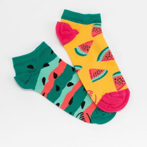 Ponožky Many Mornings Watermelon Splash Low Socks žluté / zelené / růžové / mentolové