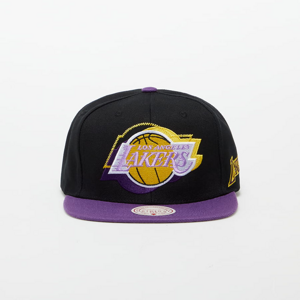 Snapback Mitchell & Ness Caps NBA Logo Blur Snapback HWC Lakers Černá/ Fialová