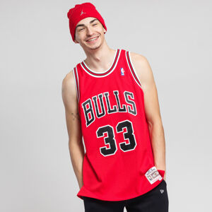 Dres Mitchell & Ness NBA Swingman Jersey Chicago Bulls - Scottie Pippen #33 červený