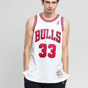 Dres Mitchell & Ness NBA Swingman Jersey Chicago Bulls Scottie Pippen #33 bílý