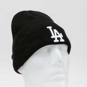 Kulich New Era MLB Essential Cuff Knit Beanie LA černý / bílý
