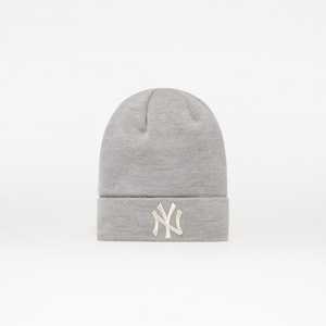 Kulich New Era New York Yankees Metallic Logo Womens Cuff Beanie Hat Grey
