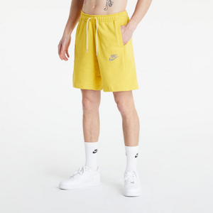 Teplákové kraťasy Nike Sportswear Revival Fleece Shorts C Vivid Sulfur/ White