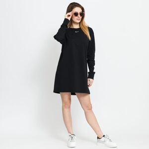 Šaty Nike W NSW Essential Dress LS Black