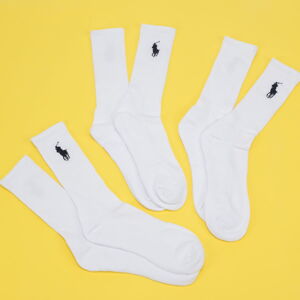 Ponožky Polo Ralph Lauren 3Pack Classic Sport Socks bílé