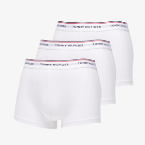 Tommy Hilfiger Low Rise Trunk 3 Pack Premium Essentials C/O White