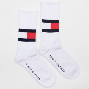 Ponožky Tommy Hilfiger TH Jeans Flag Socks bílé