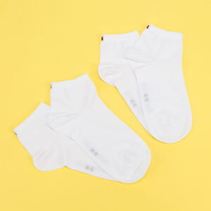 Ponožky Tommy Hilfiger TH Women Casual Short Sock 2Pack bílé