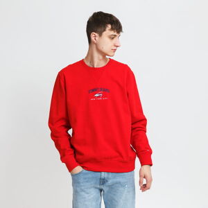 Mikina TOMMY JEANS M Timeless Tommy Crew Red