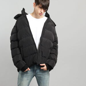 Pánská zimní bunda Urban Classics Hooded Puffer Jacket černá