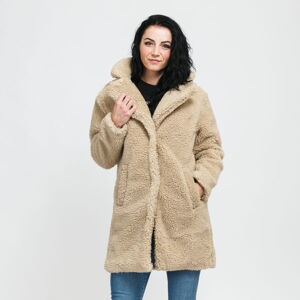 Dámská zimní bunda Urban Classics Ladies Oversized Sherpa Coat béžová
