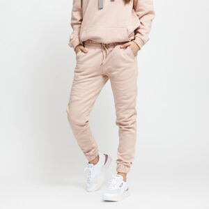 Tepláky Urban Classics Ladies Sweatpants světle růžové