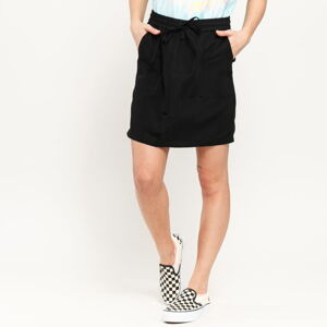Sukně Urban Classics Ladies Viscose Twill Skirt černá