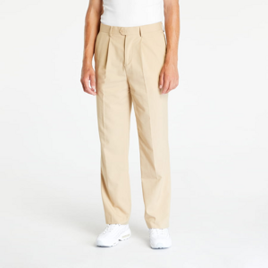 Kalhoty Urban Classics Straight Pleat-Front Trousers Unionbeige