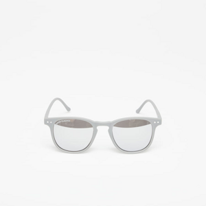 Sluneční brýle Urban Classics Sunglasses Arthur with Chain Grey/ Silver